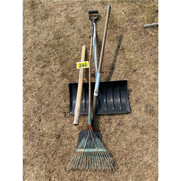 handle, rake, scraper snow shovel