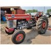 Image 1 : MF 165 Gas Tractor Open Station, 5257 orig. hrs, 3 pt hitch, SN.9A III987, Multi power, 16.9x28 Rear