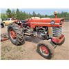 Image 3 : MF 165 Gas Tractor Open Station, 5257 orig. hrs, 3 pt hitch, SN.9A III987, Multi power, 16.9x28 Rear