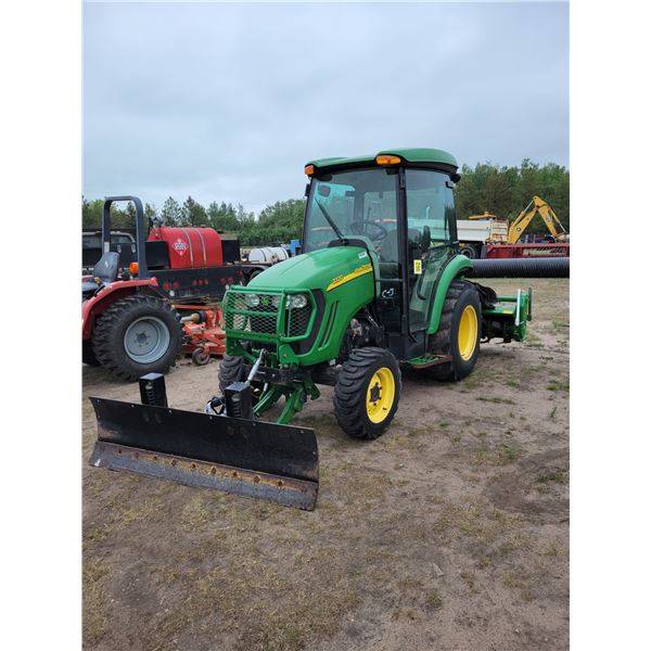 JD 3320, Diesel, FWA tractor, CAHR, 2443 hrs, Hydro., Front & rear 3 pt hitch, sells c/w 4 way front