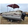 Image 3 : 1999 Bennington 2050, 21' Pontoon Boat, Hold's 10 People, c/w Top, SN.ETW03531F999, c/w 2008 40 Hp,
