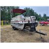 Image 6 : 1999 Bennington 2050, 21' Pontoon Boat, Hold's 10 People, c/w Top, SN.ETW03531F999, c/w 2008 40 Hp,