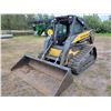 Image 2 : Approx. 2007 NH Skidsteer, Model C190, 2 spd, 16" Newer tracks, 86" Smooth bucket, Aux hyd., Rear hi