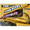 Image 19 : JD 710D Backhoe Turbo, 92" Bucket, 28" digging bucket, Frt 12.5x18's (V.G.), Rear 20.5 R25, Showing
