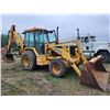 Image 1 : JD 710D Backhoe Turbo, 92" Bucket, 28" digging bucket, Frt 12.5x18's (V.G.), Rear 20.5 R25, Showing