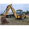 Image 3 : JD 710D Backhoe Turbo, 92" Bucket, 28" digging bucket, Frt 12.5x18's (V.G.), Rear 20.5 R25, Showing