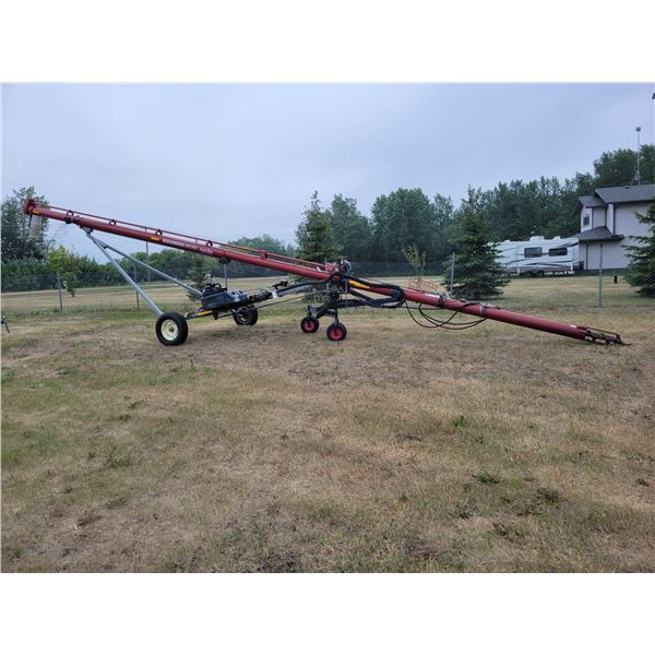 Sakundiak HD8-1400 SP Auger c/w Kohler 27 HP, Rigged for Hyd. Bin sweep, one owner, SN.67307, PH Nes