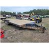 Image 1 : 10/2010 Trailtech Trailer 20'x 98" deck, 28" beavertail, 2 5/16 ball hitch, Trailer has hyd. Tilt &