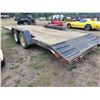 Image 5 : 10/2010 Trailtech Trailer 20'x 98" deck, 28" beavertail, 2 5/16 ball hitch, Trailer has hyd. Tilt &