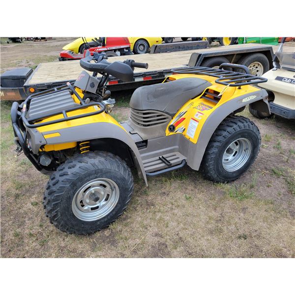 2006 Bombardier, 176 Hrs, 445 Miles 4x4 (yellow) Traxter, Frt winch, racks. SN. 2BVACCA143V0