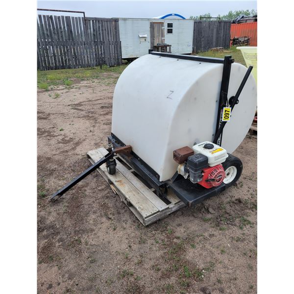 Westwood lawn sweep c/w Honda 5.5 Hp, turns over