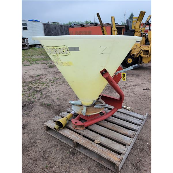 Cosmo, 3 pt, hitch, PTO, Broadcaster