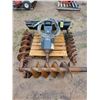 Image 1 : Bobcat Model 15C, Hexagon shaft auger, c/w approx. 10" auger, 8" auger & 12" auger