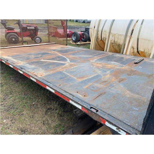 102" x 16' Steel deck c/w rear mesh doors