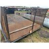 Image 5 : 102" x 16' Steel deck c/w rear mesh doors
