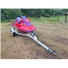 Image 4 : Approx. 1998 Bombardier GSX Ltd. Seadoo (Red) SN.ZZNG3369A898 c/w Karavan Single axle Trailer,