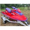 Image 5 : Approx. 1998 Bombardier GSX Ltd. Seadoo (Red) SN.ZZNG3369A898 c/w Karavan Single axle Trailer,