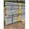 Image 6 : 1 lot of racking, 37- 2' x 12" uprights, plus 2- lifts of shelving & braces