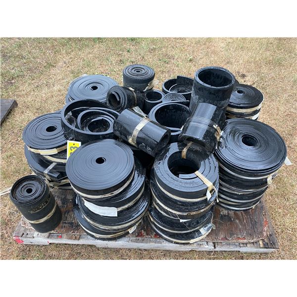 1 pallet of asst. rubber rolls