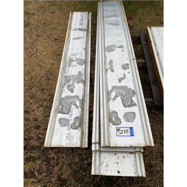 1 lot of sheeting heavy gauge, 13" x 82", Approx. 30 sheets