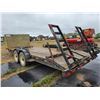 Image 5 : 2009 RT 22' Flat Deck c/w ramp, 84" x 22', Approx. 7,000 lb. axles, 2 5/16 bath hitch, SN.2R9ES82D59