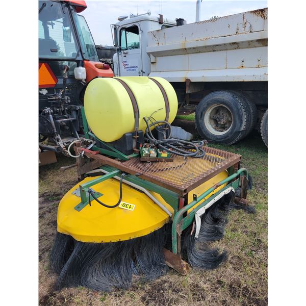 Environmist, 3 pt Ind. sprayer c/w monitor, Approx. 200-L Poly tank, used for safe spraying of orcha