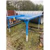 Image 1 : 5' x 8' Steel table (blue)