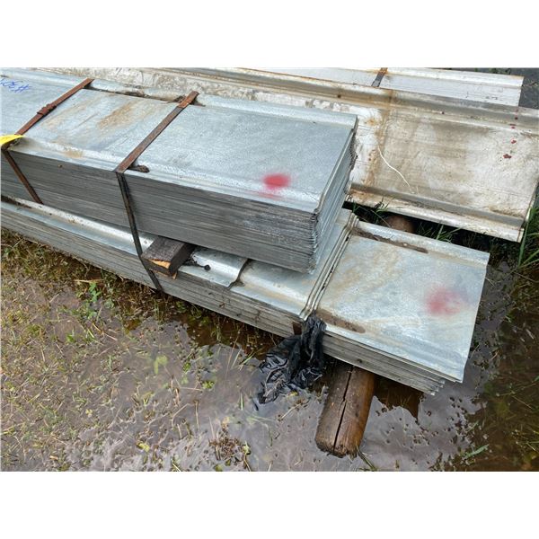 2- Lifts of 13" x 56" & 13" x 82" Heavy gauge panels, Approx. 150, Sold by the pile