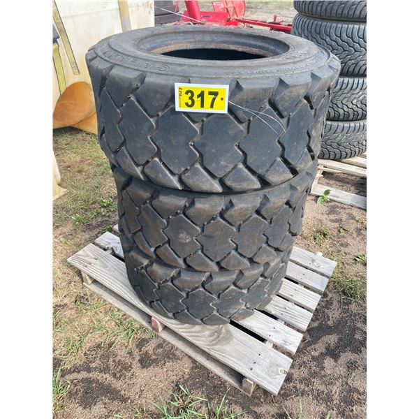 (So much each x 3) 3- Bobcat tires, 12x16.5, 12 ply