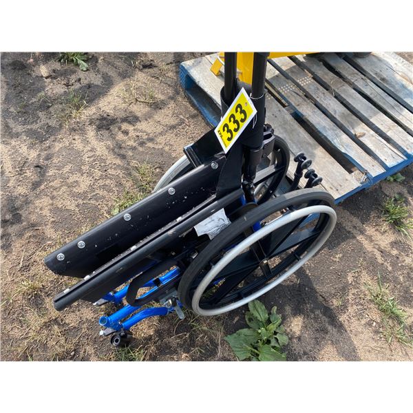 Wheel chair, incomplete