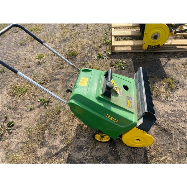 JD 320 snowblower