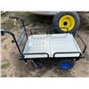 Image 1 : 4- Wheel, 12 Volt, S.P. Cart c/w hyd. Lift, working