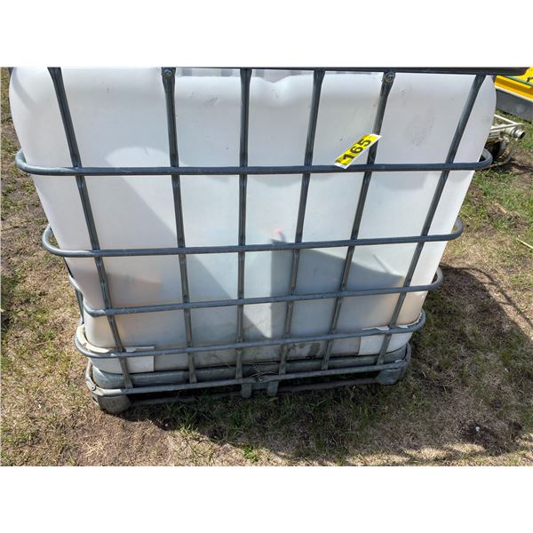 Plastic tote tank c/w parts for environment sprayers & pad's