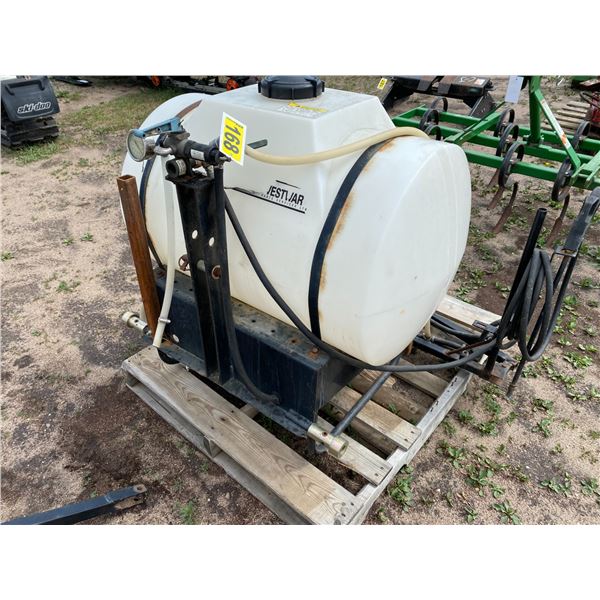 Westwood 3 pt Sprayer, Approx. 50-gal tank, Approx. 12', no pump