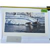Image 1 : 119/1500 "Winter's Thaw - Canada Geese" Terry Isaac Print