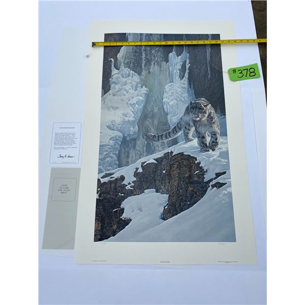 725/1500 "Out of the Ice and Snow" Terry Isaac Print