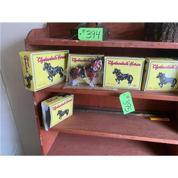 6- New Clydesdale Plastic Horses