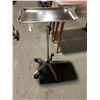 Image 2 : DRIVE 1307 STAINLESS STEEL MOBILE COMMERCIAL ADJUSTABLE HEIGHT EQUIPMENT TRAY