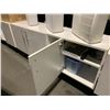 Image 2 : WHITE 3 DOOR 70"W X 19"D X 24"H COMMERCIAL STORAGE CABINET