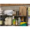 Image 2 : KLETON 5 TIER CHROME 36"W X 24"D X 75"H ADJUSTABLE RACKING SYSTEM WITH ASSORTED SPA PRODUCTS