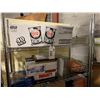 Image 2 : KLETON 5 TIER CHROME 36"W X 18"D X 75"H ADJUSTABLE RACKING SYSTEM WITH ASSORTED SPA PRODUCTS