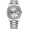 Image 1 : Rolex 41MM WG Day Date With Diamond Bezel  Model # 218349