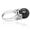 Image 2 : 13mm PEARL 14K WHITE Gold 8gm Ring