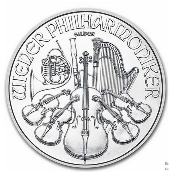 2023 100 Silver Philharmonics 1oz Rounds