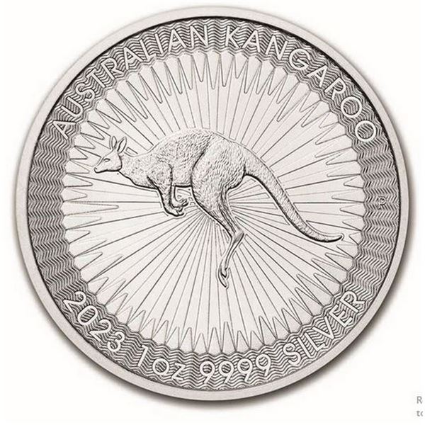 2023 100 Australian Kangaroo 1oz Silver Rounds