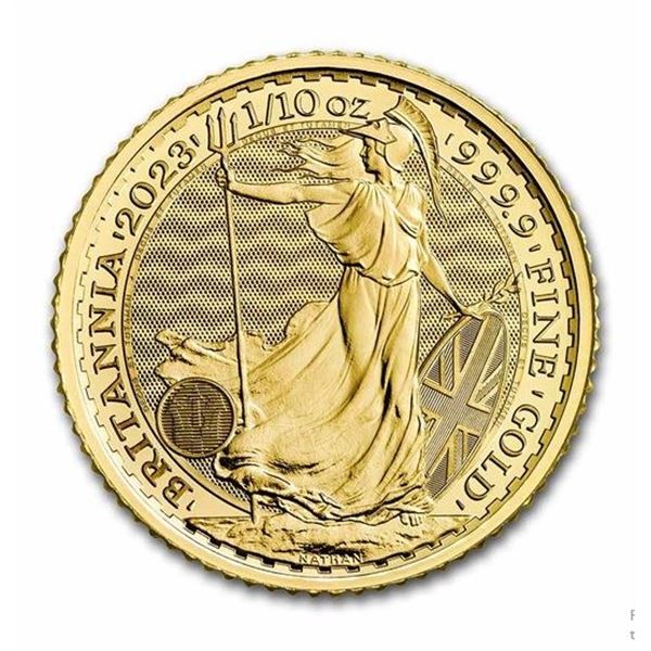 2023 King Gold Britannia 1/10 oz