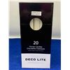 Image 1 : Deco Lite Dinner Candles (20pcs) White