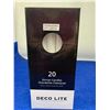 Image 1 : Deco Lite Dinner Candles (20pcs) White