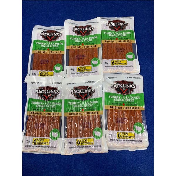 Jack Link's Turkey Original Sausage Snacks (6 x 150g)
