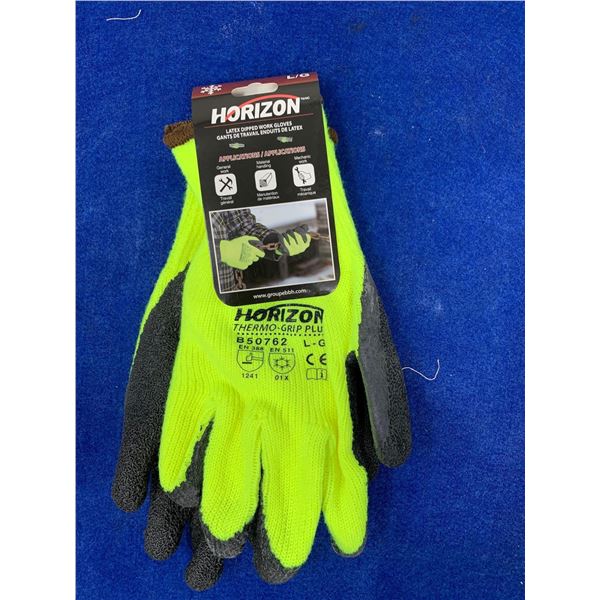 Horizon Latex Dipped Work Gloves (L)